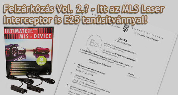laser interceptor doboz és e25 tanúsítvány