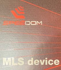Speedom MLS Device lézerblokkoló doboza új logóval