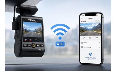 Wi-Fi kapcsolódás az autós kamerához