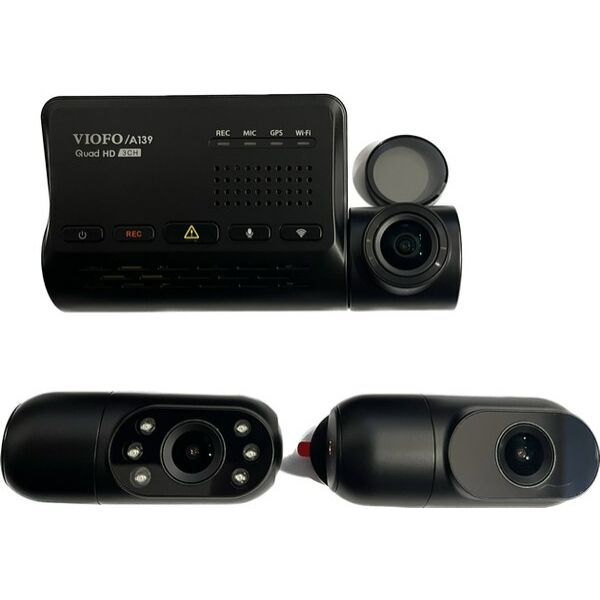 Viofo A139 PRO 3 ch fedélzeti kamerarendszer autóba 3 kamerával