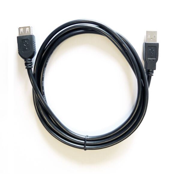 1,8 méter hosszúságú, árnyékolt USB 2.0 hosszabbító kábel. Alkalmazható AL Priority készülék frissítőkábeleként és/vagy USB stick készülékek töltéséhez, tápellátásához a járműben.