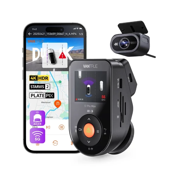 Vantrue S1 Pro Max 2CH autós kamera