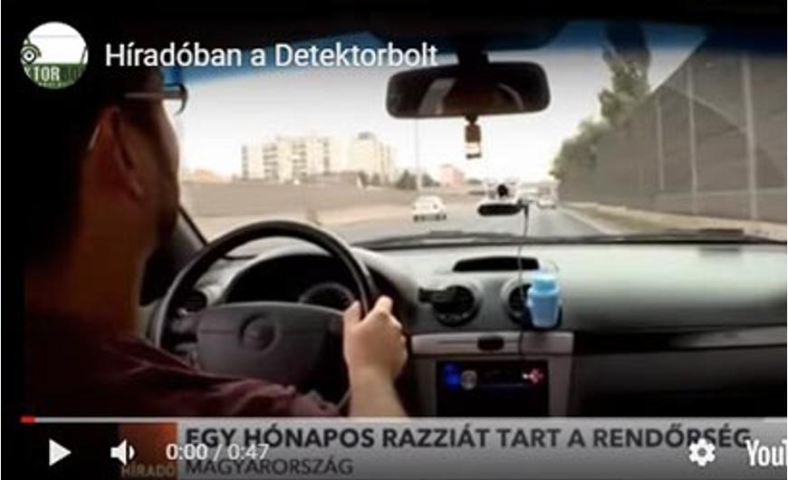 Híradóban a Detektorbolt