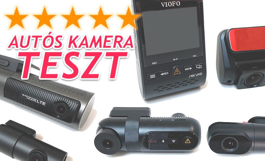 Autós kamera teszt 2023 legjobb menetrögzítő kamerái