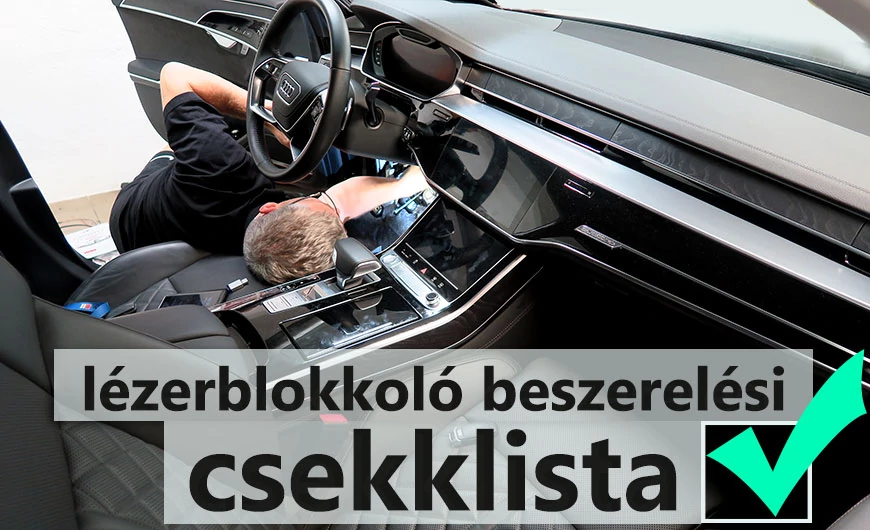Lézerblokkoló beszerelés röviden