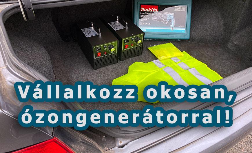 Vállalkozás, takarító cég ózongenerátorral?
