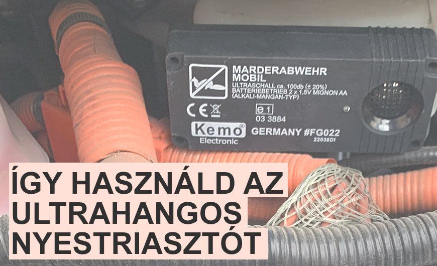 Ultrahangos nyestriasztó