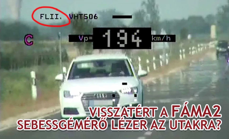 Visszatér a Fáma2 lézer traffipax? 