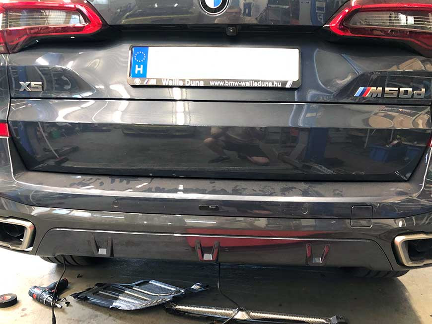 BMW lézerblokkoló hátsó szerelés X5